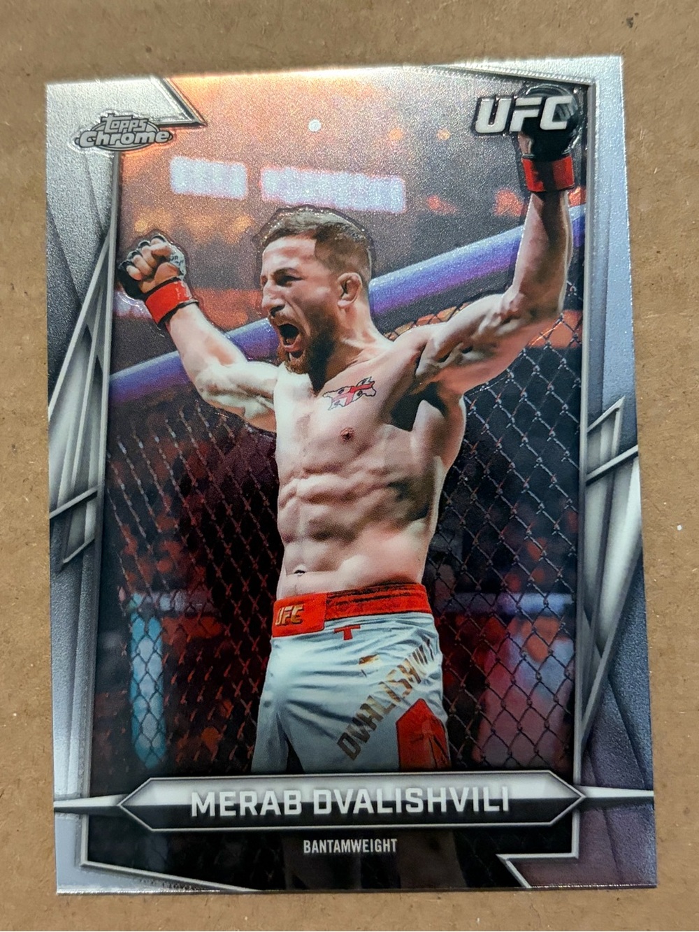 Merab Dvalishvili 2026 Topps Chrome MMA UFC Card